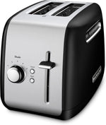 KitchenAid 2-Slice Toaster with Manual Lift Lever, KMT2115, Onyx Black