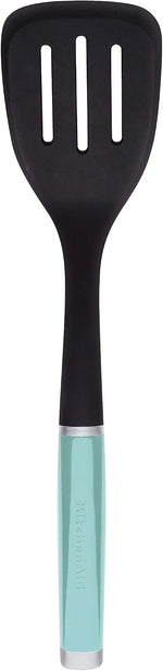 KitchenAid Classic Nylon Slotted Turner, 13.66-Inch, Aqua Sky
