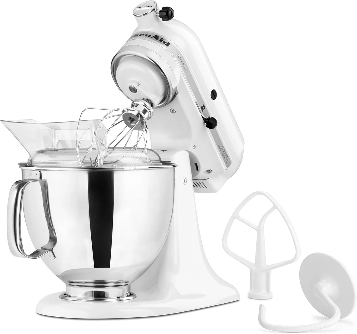 KitchenAid Artisan, 5-Qt Tilt Head Stand Mixer, KSM150PS, White