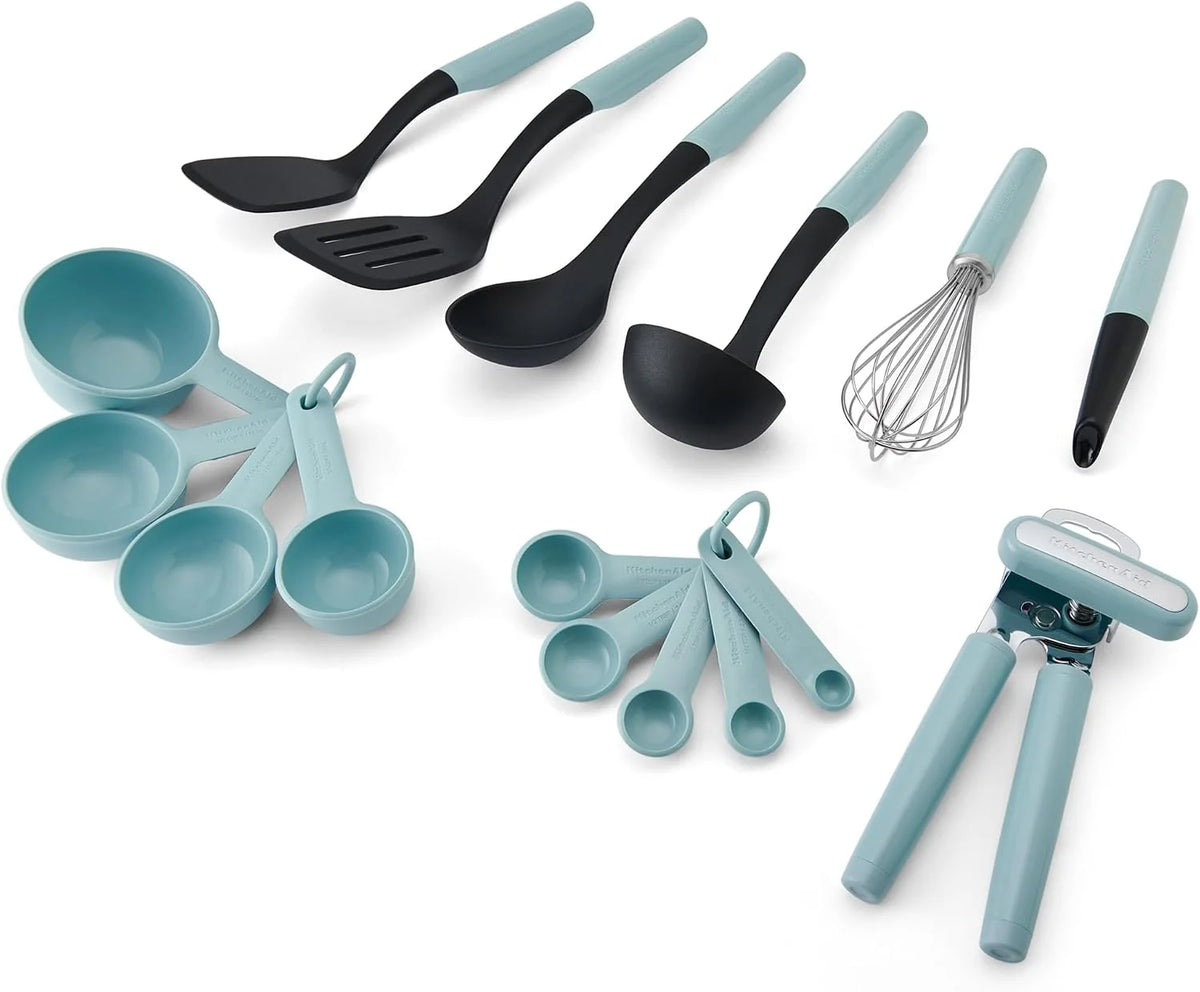 KitchenAid Universal Tool and Gadget Set, 16 Piece, Mineral Water