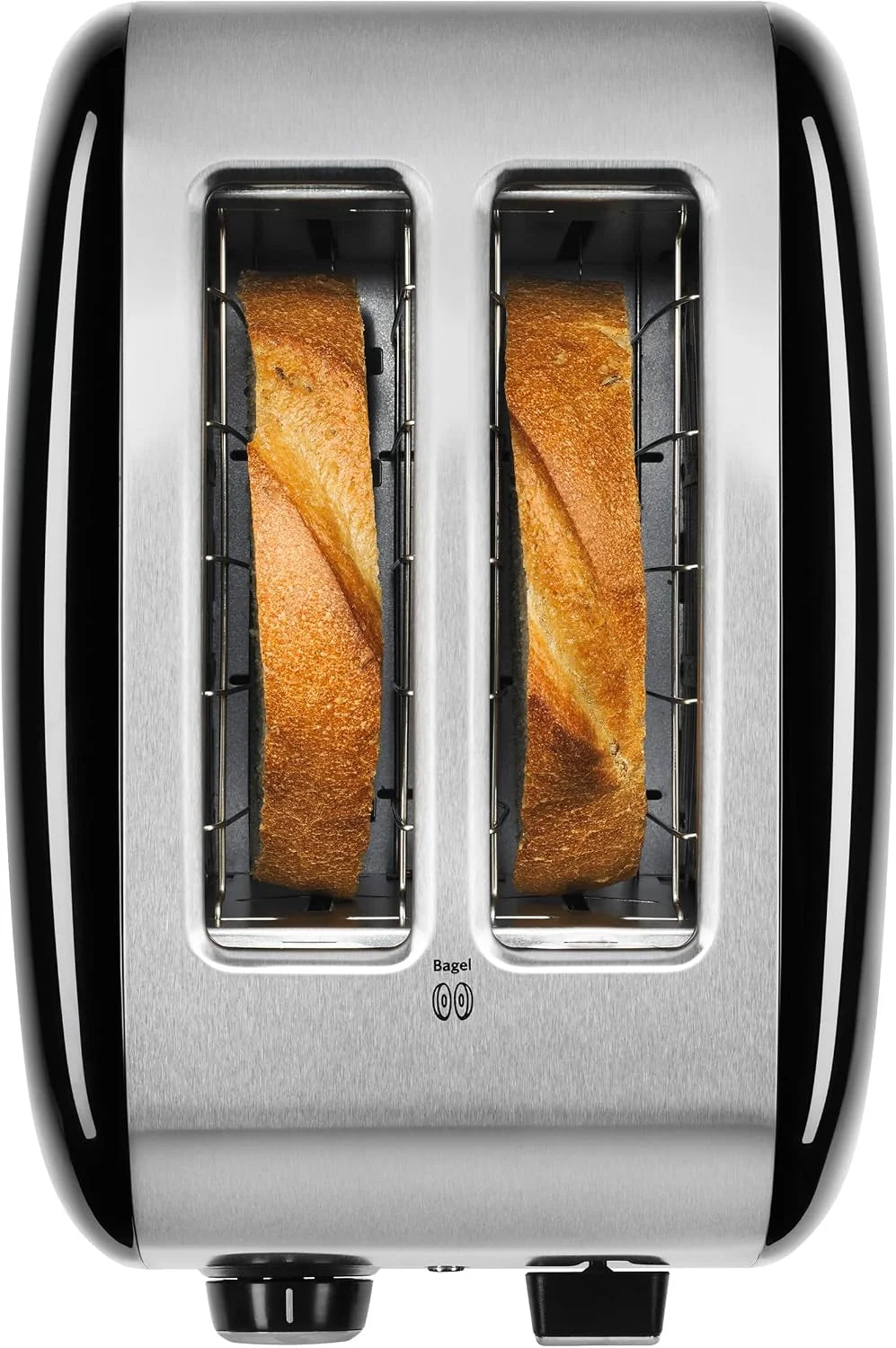 KitchenAid 2-Slice Toaster with Manual Lift Lever, KMT2115, Onyx Black