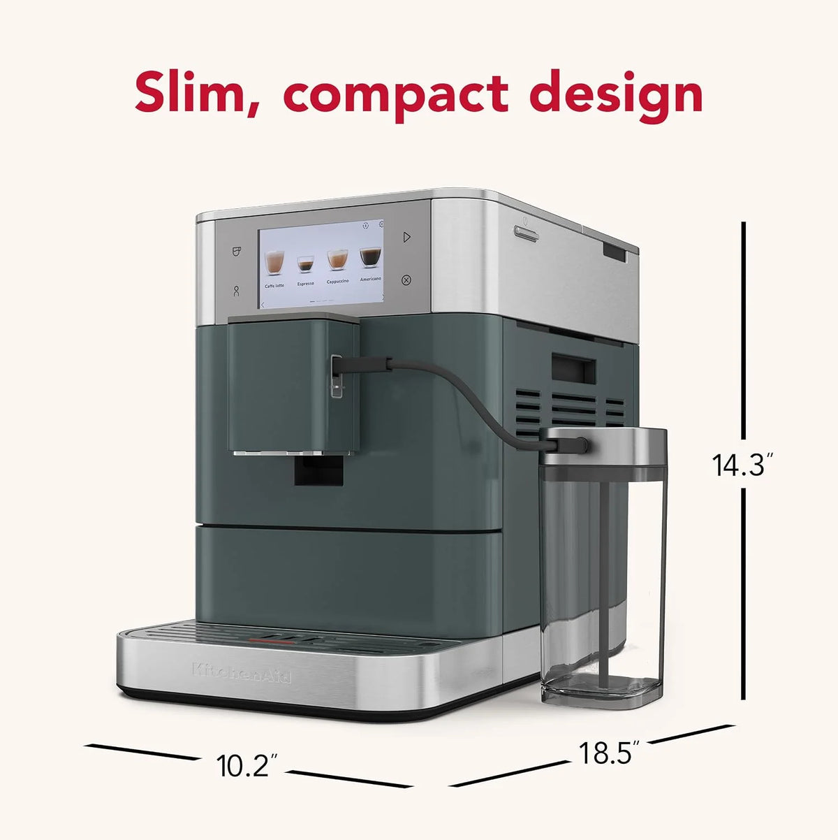 KitchenAid Fully Automatic Espresso Machine KF8, KES8558, Juniper