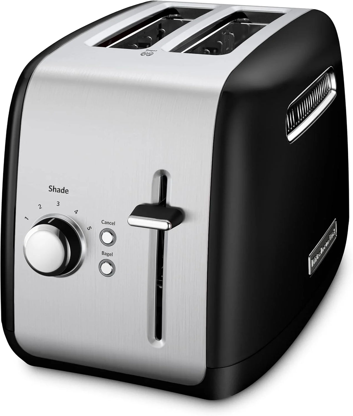 KitchenAid 2-Slice Toaster with Manual Lift Lever, KMT2115, Onyx Black
