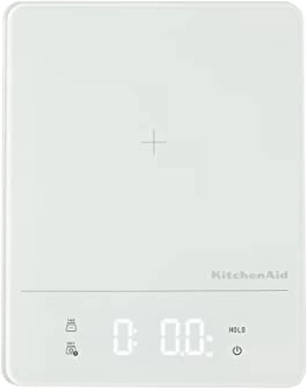 KitchenAid KQ913 Digital Waterproof (IPx7) Kitchen and Food Scale, LED readout, 11 Pound Max Capacity, White